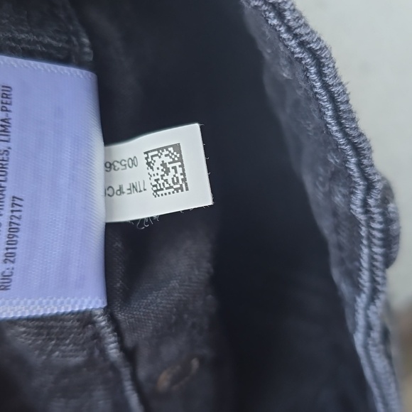 American Eagle Skirt Black Button Front Hi Rise A Line Denim Mini 4 - Picture 6 of 6